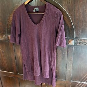 Anthropologie purple tunic